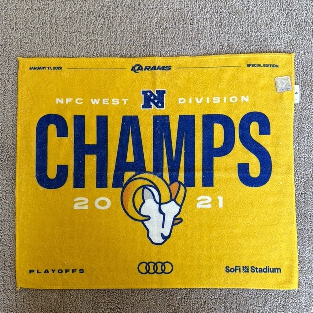 LA Rams Game Day Rally Towel - Picture 1 of 4
